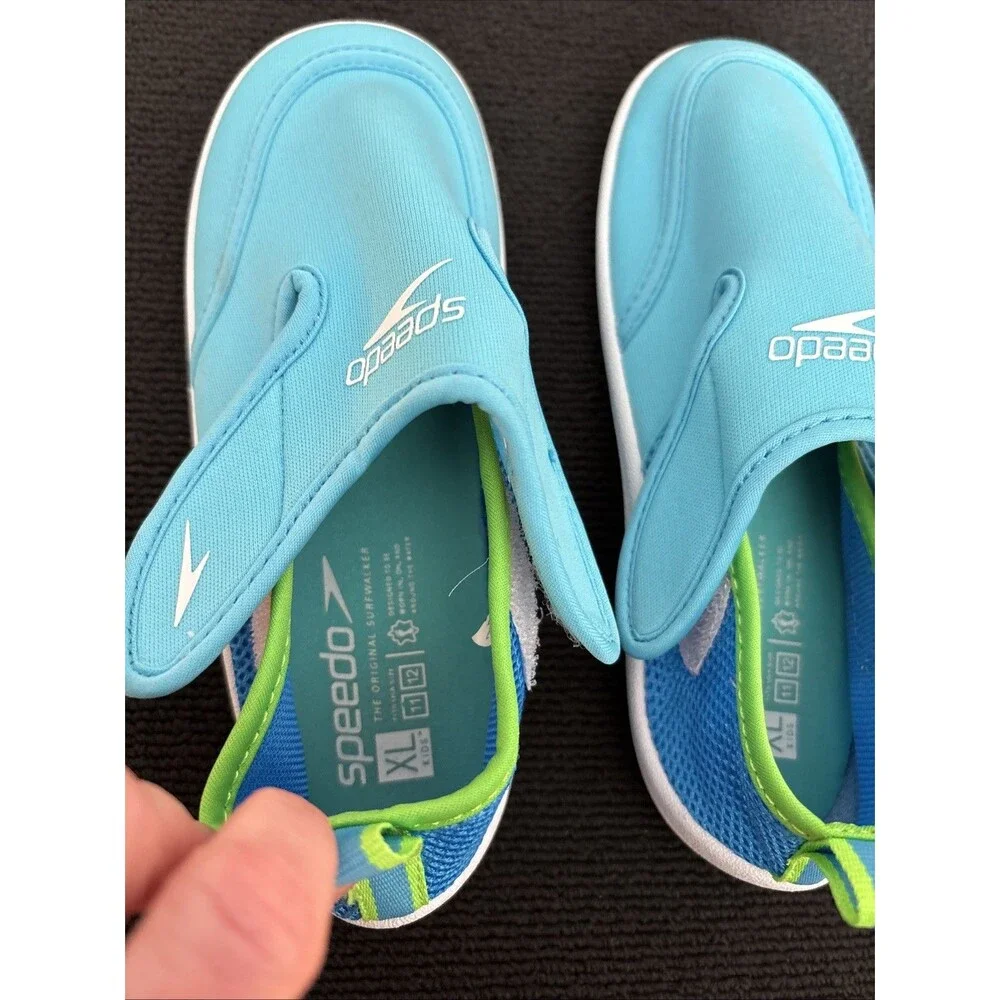 Speedo The Original Surfwalker Kids XL Water Shoe Fits US Size 11/12 Turquoise